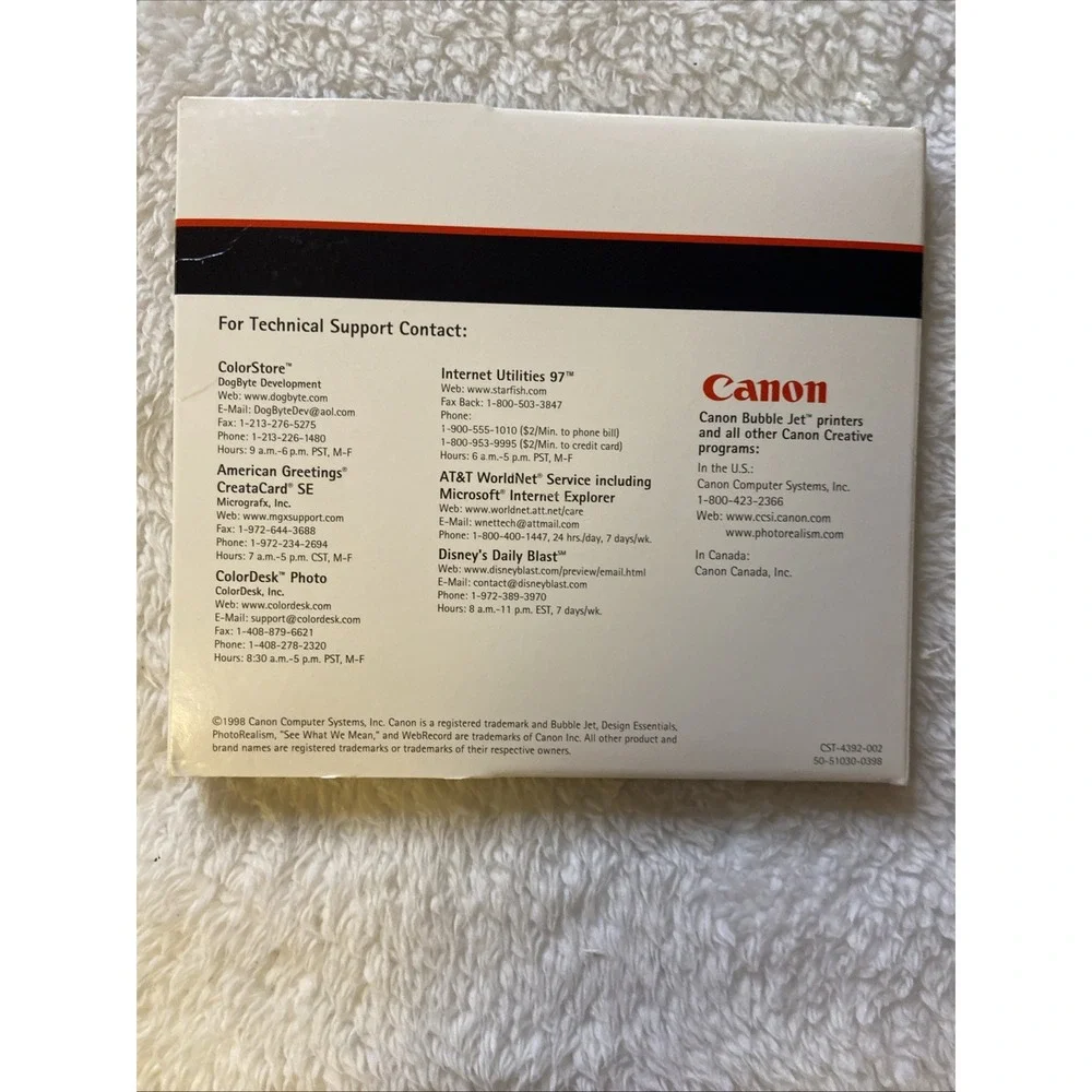 Canon Creative 3 & Printer‎ Setup Windows 95, 98, 3.1 CD Quick Start Guide